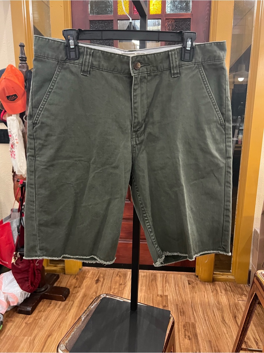 Chor Clothing Co.  Olive Flat Front Chino Shorts - Casual Everyday